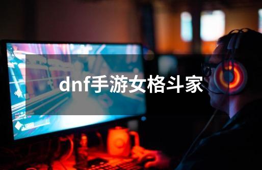 dnf手游女格斗家-第1张-游戏信息-娜宝网